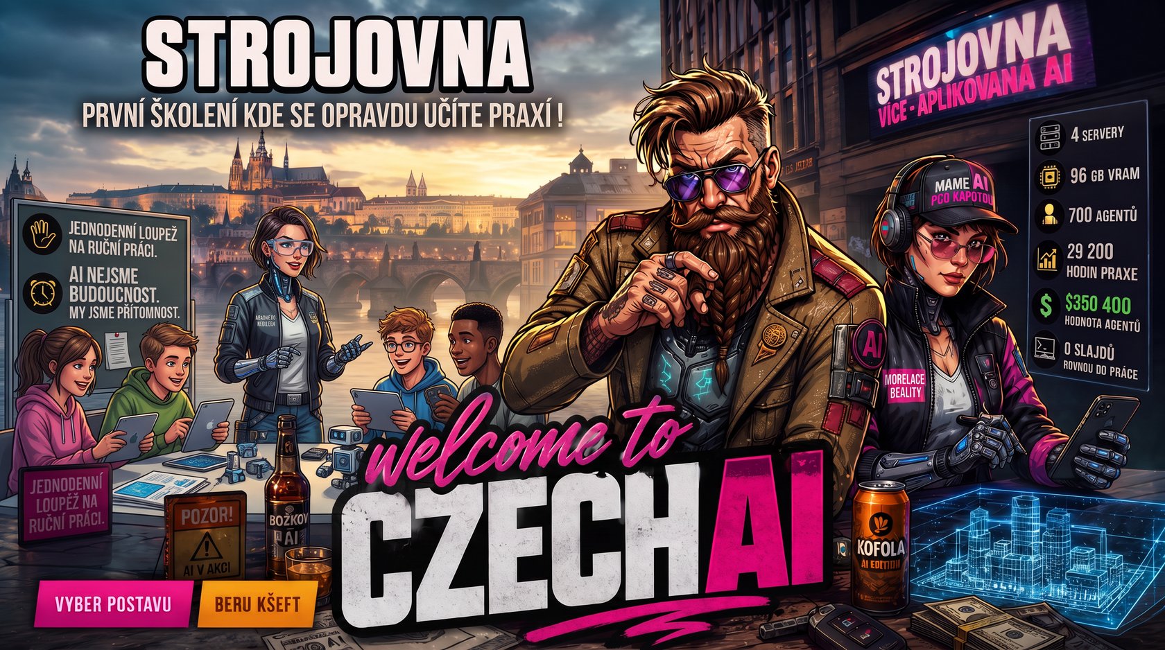 Strojovna — první školení, kde se opravdu učíte praxí